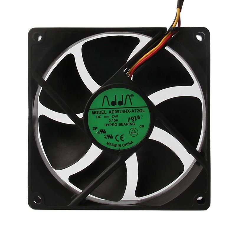 ADDA DC24V 0.15A EC AC 90X90X25MM 9CM 9025 3-wire High-air Volume Inverter Mute AD0924HX-A72GL Heat Dissipation Cooling Fan
